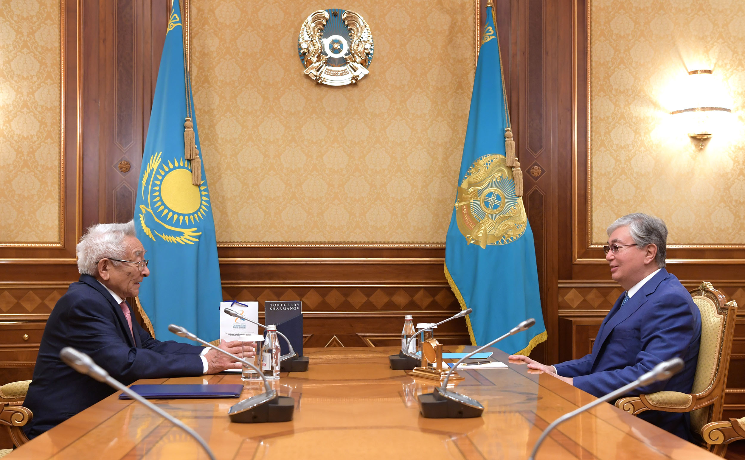 Касым-Жомарт Токаев принял президента Казахской академии питания Торегельды Шарманова