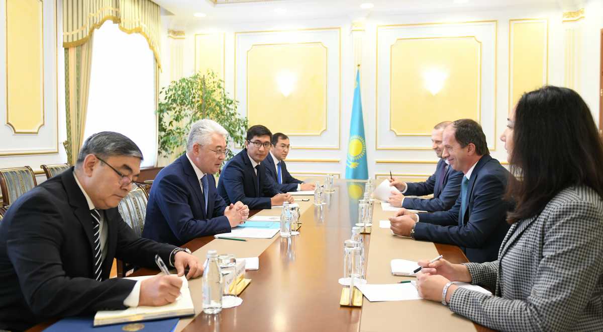Глава МИД принял представителей ПРООН и ЮНИСЕФ в Казахстане