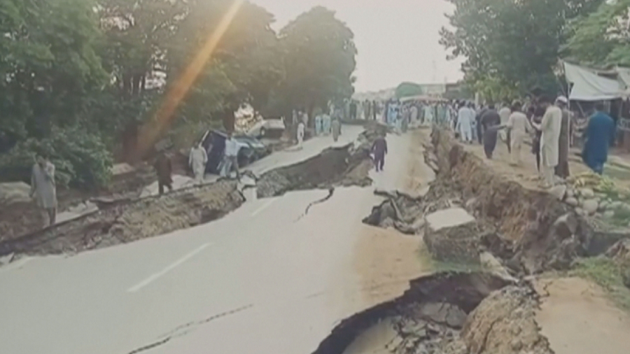 Разрушительное землетрясение произошло в Пакистане