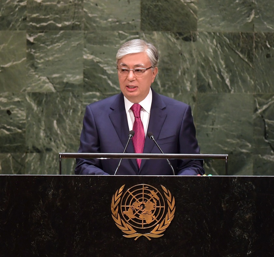 Касым-Жомарт Токаев выступил на Общих дебатах 74-й сессии Генассамблеи ООН