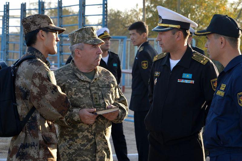 Представители военно-дипломатического корпуса посетили военно-морскую базу в Актау