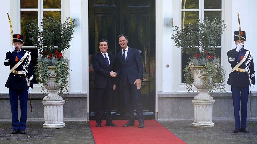 Аскар Мамин провел переговоры с Премьер-Министром Нидерландов