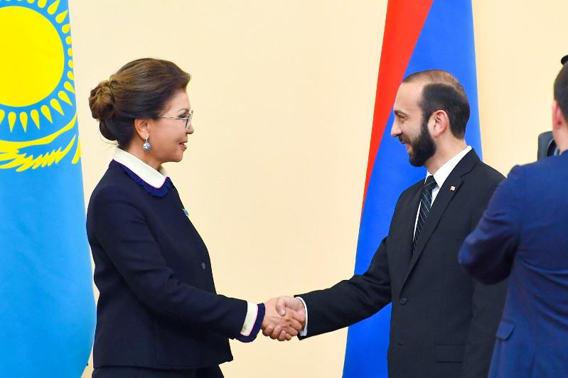 Дарига Назарбаева встретилась с председателем Национального собрания Армении
