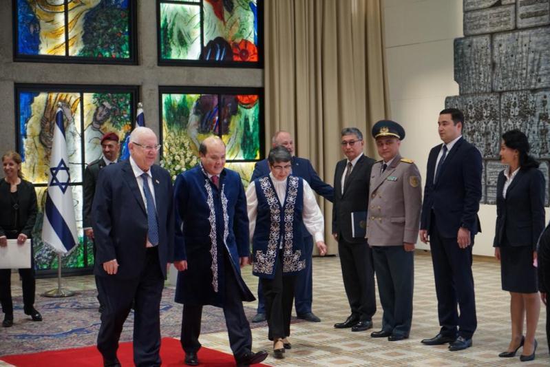 Посол Казахстана вручил верительные грамоты Президенту Израиля