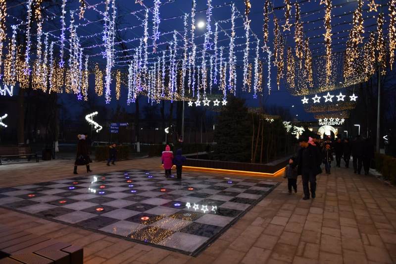 Парк отдыха открыли после реконструкции в Туркестане