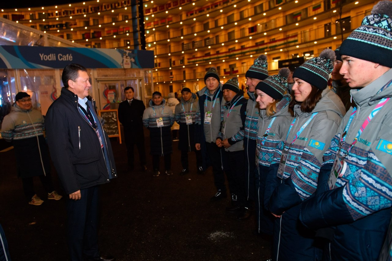 Президент НОК Казахстана встретился с казахстанскими спортсменами
