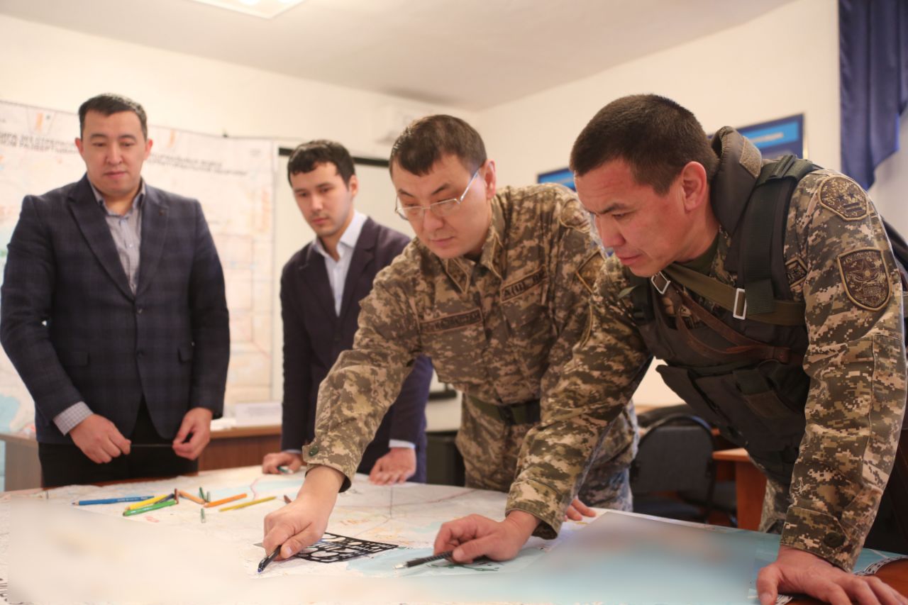 В Атырау прошли командно-штабные мобилизационные учения