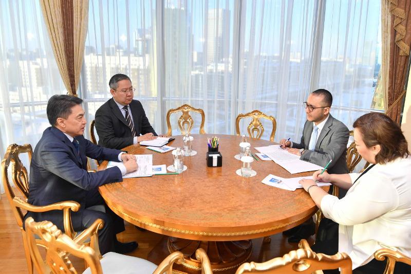 Аскар Шакиров встретился с региональным директором представительства «Penal Reform International» в Центральной Азии