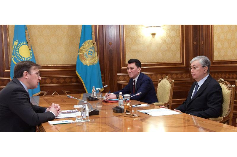 Президент принял члена Национального совета общественного доверия Михаила Дорофеева