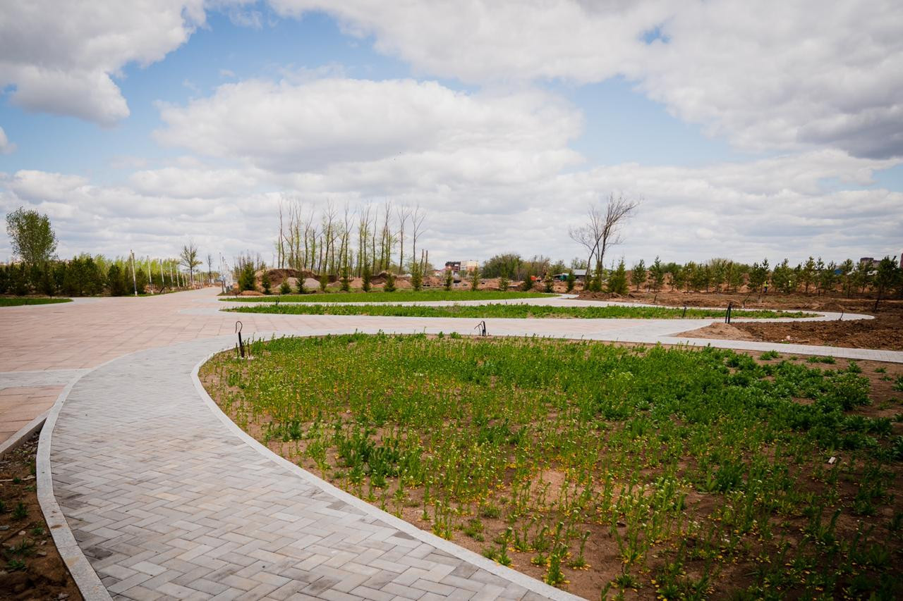 Парк для отдыха начали строить на окраине столицы