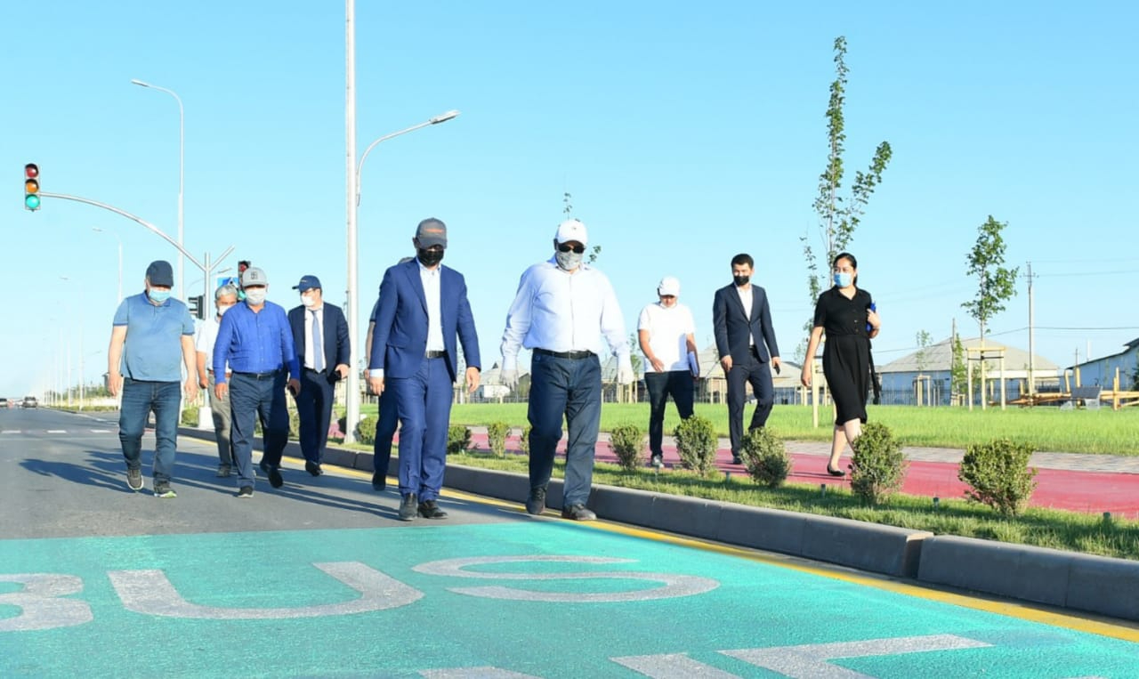 Полосы «Bus Lane» появятся на улицах Туркестана