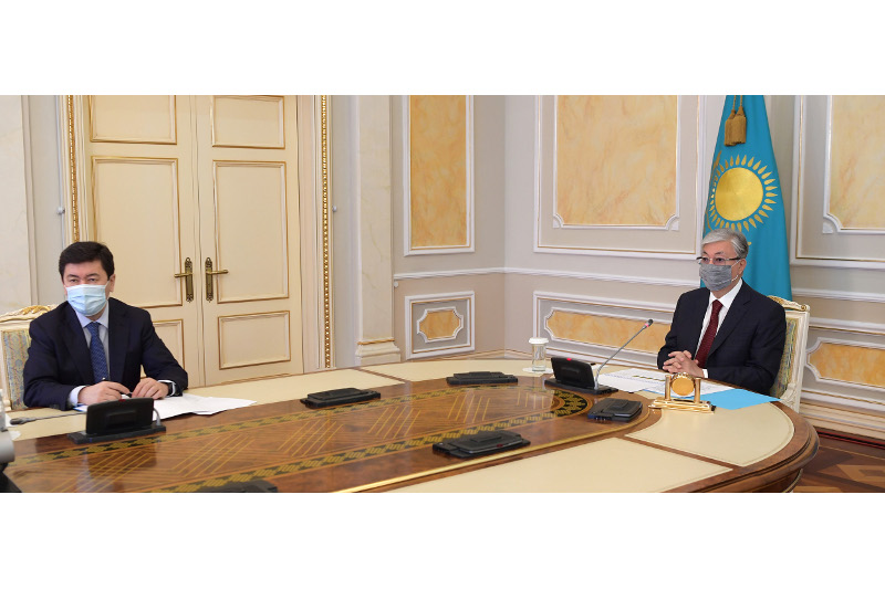 Президент Казахстана принял отчет Национального банка