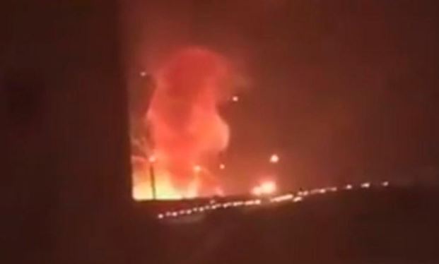 Мощный взрыв прогремел на военном складе в Иордании
