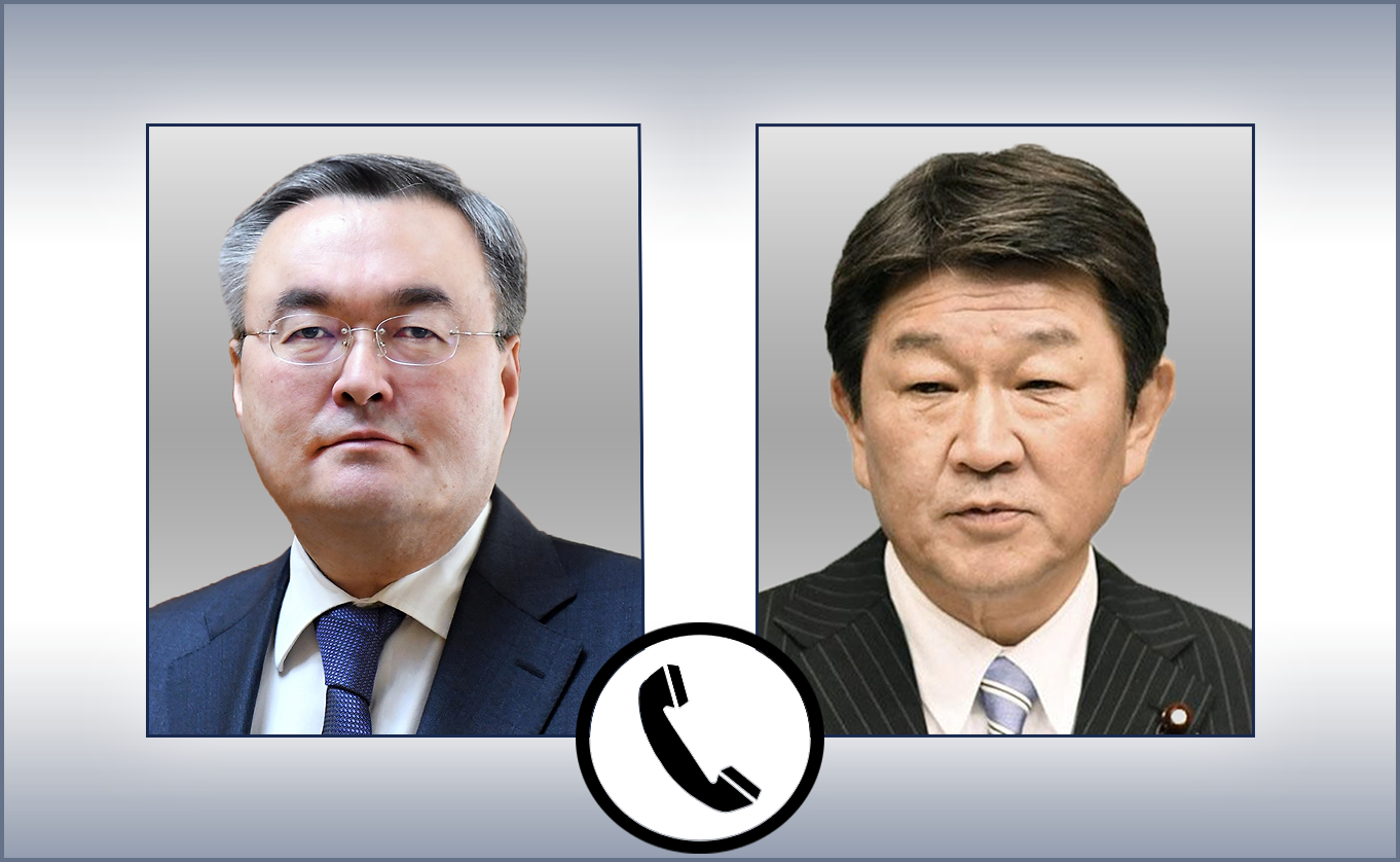 Главы МИД Казахстана и Японии провели телефонный разговор