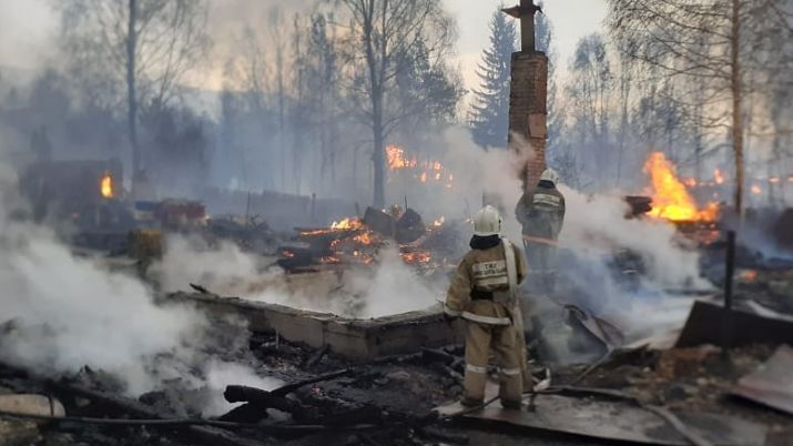 Крупный пожар в Риддере: полная хронология событий