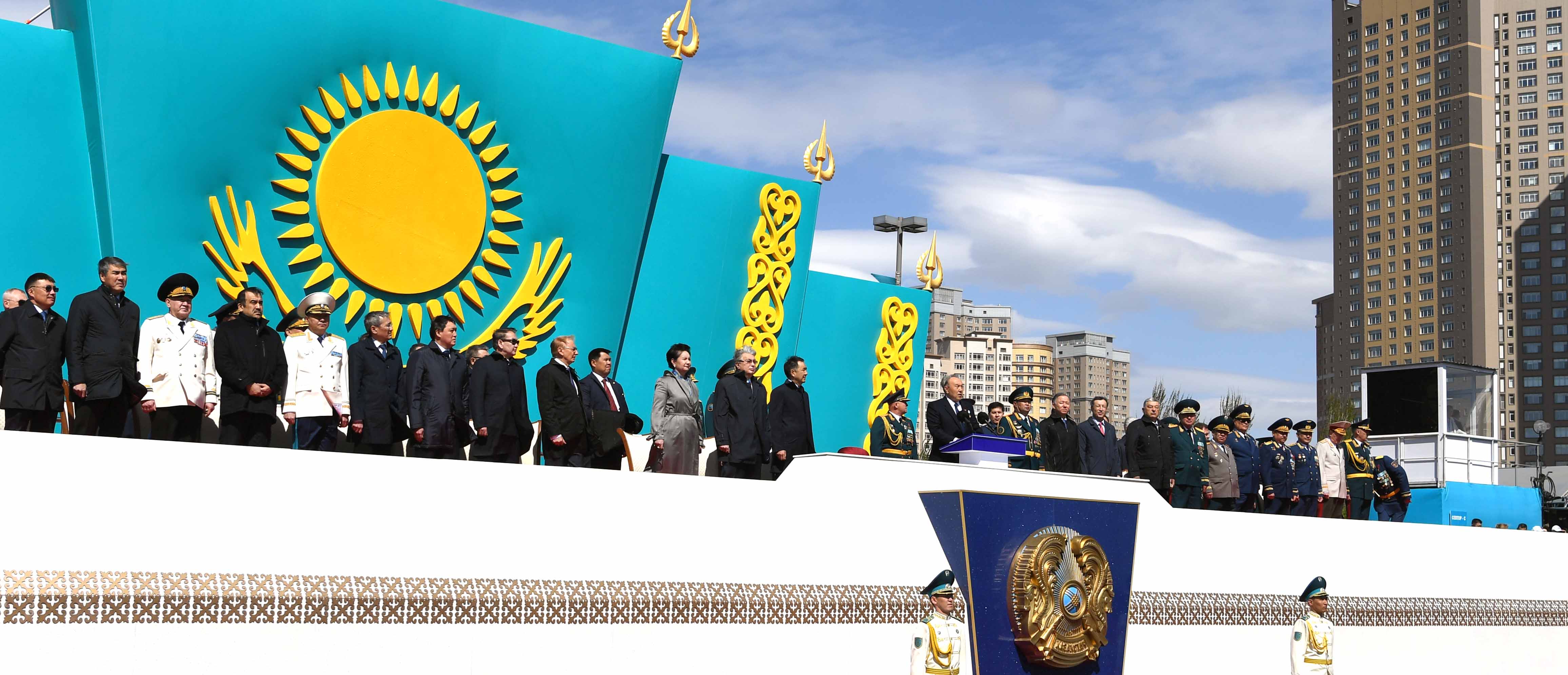Военный парад в Астане стал самым масштабным в истории Казахстана 