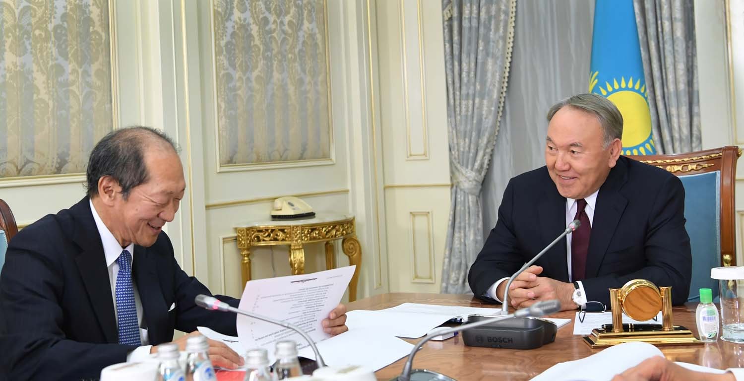 Шигео Катсу представил Главе государства план развития «Назарбаев Университета»