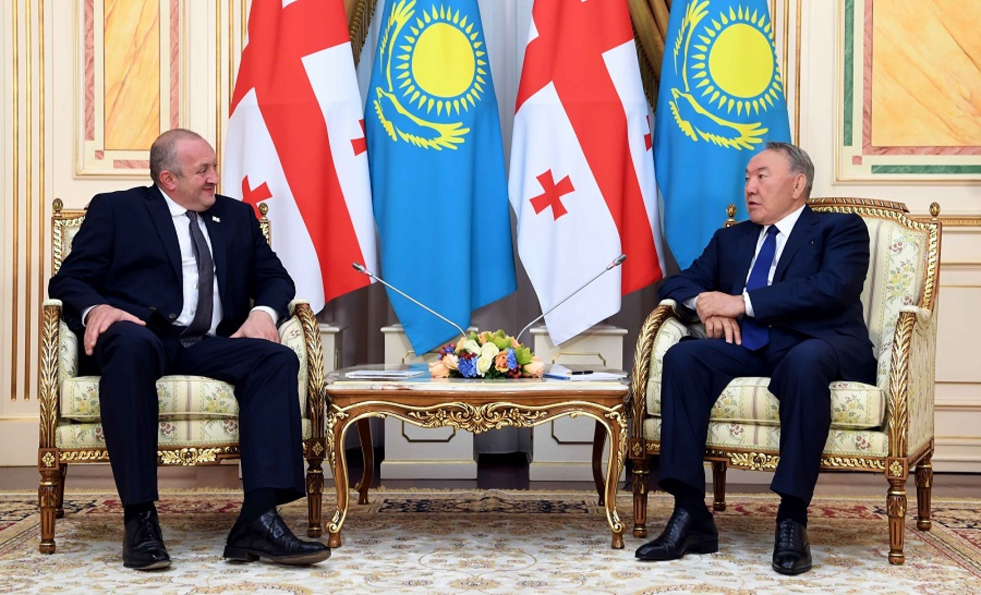 Нурсултан Назарбаев встретился с Президентом Грузии