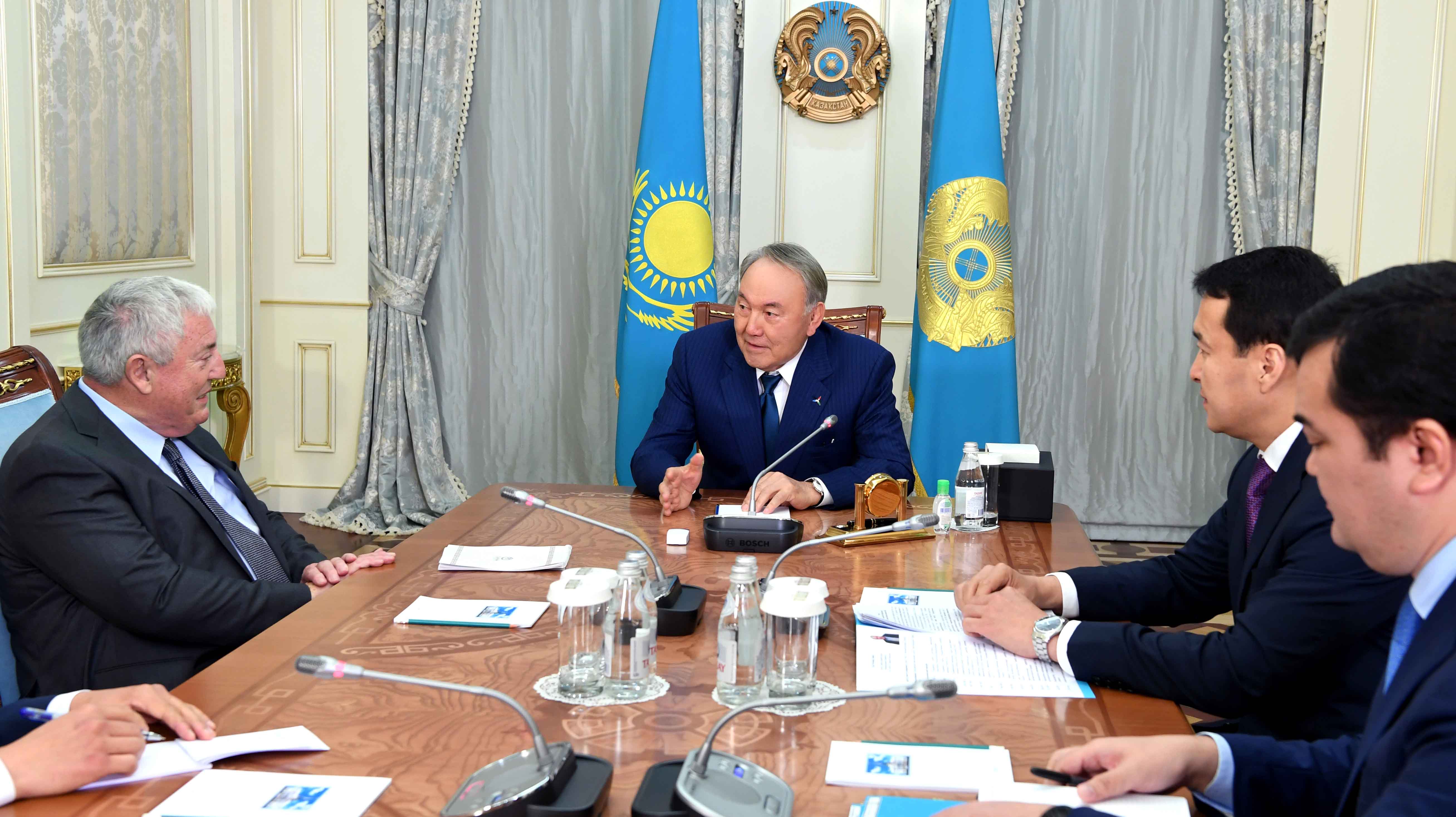 Президент Казахстана встретился с членом Совета директоров АО «Самрук-Қазына» Ричардом Эвансом