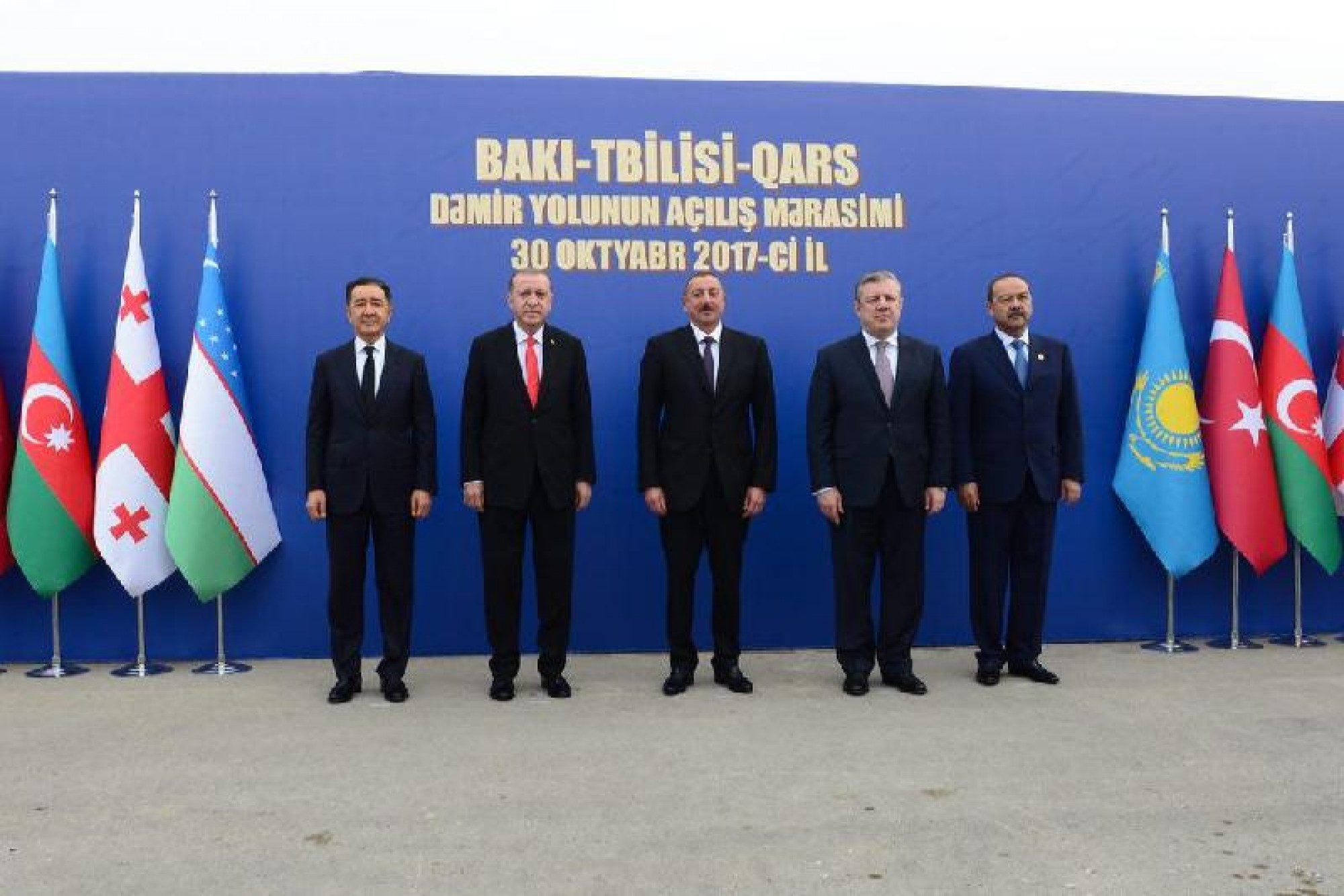 Б. Сагинтаев принял участие в открытии маршрута «Баку — Тбилиси — Карс»