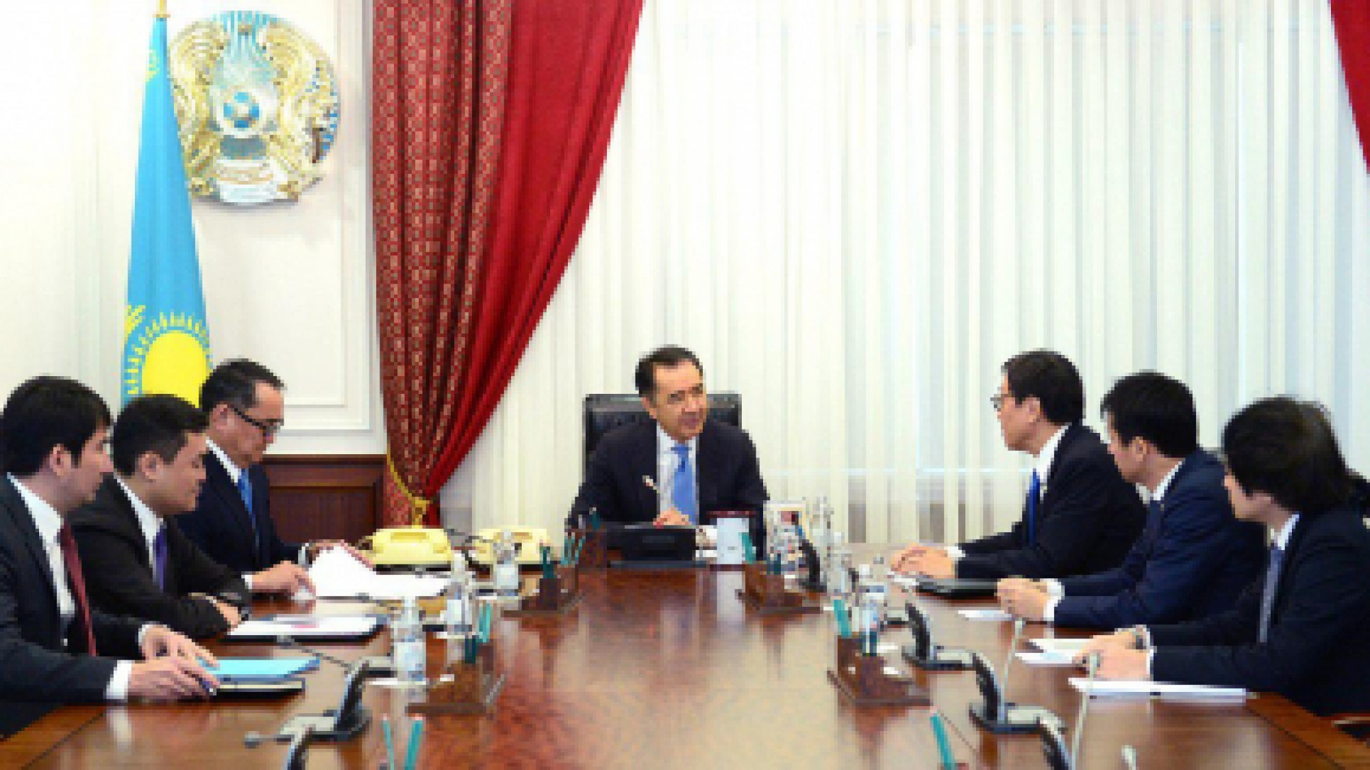 Бакытжан Сагинтаев встретился с послом Японии Итирой Кавабата