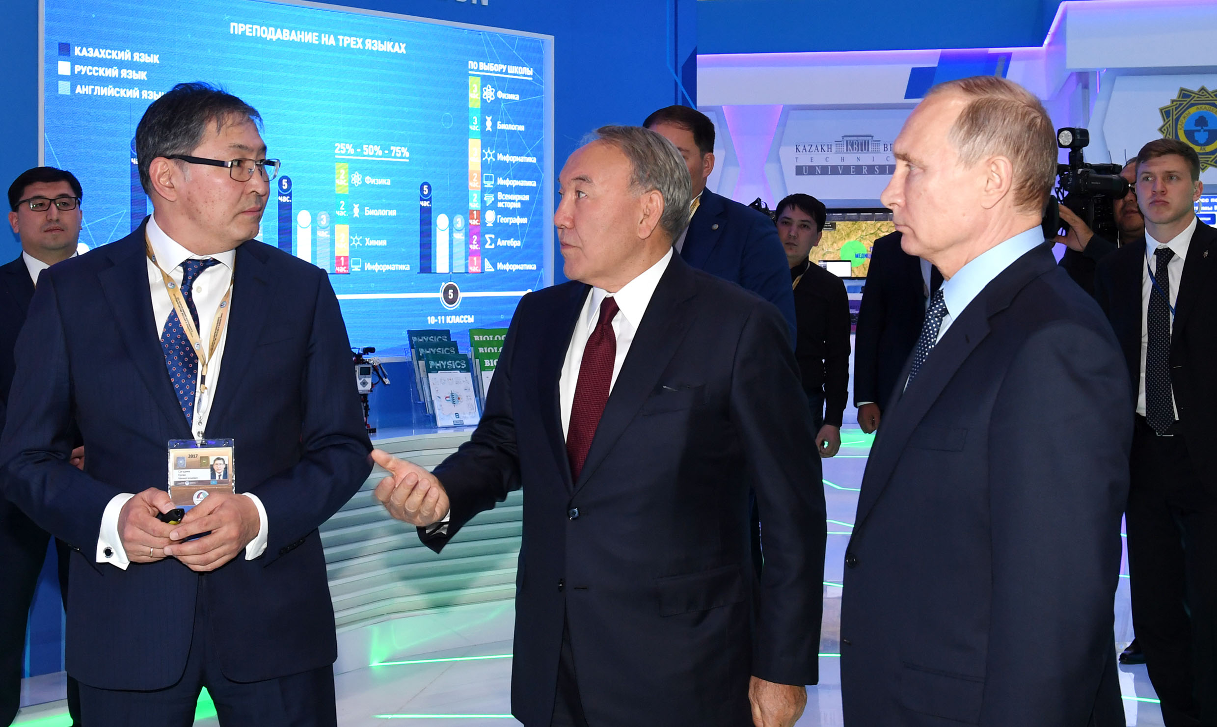 Глава государства посетил выставку в рамках ХIV Форума межрегионального сотрудничества Казахстана и России