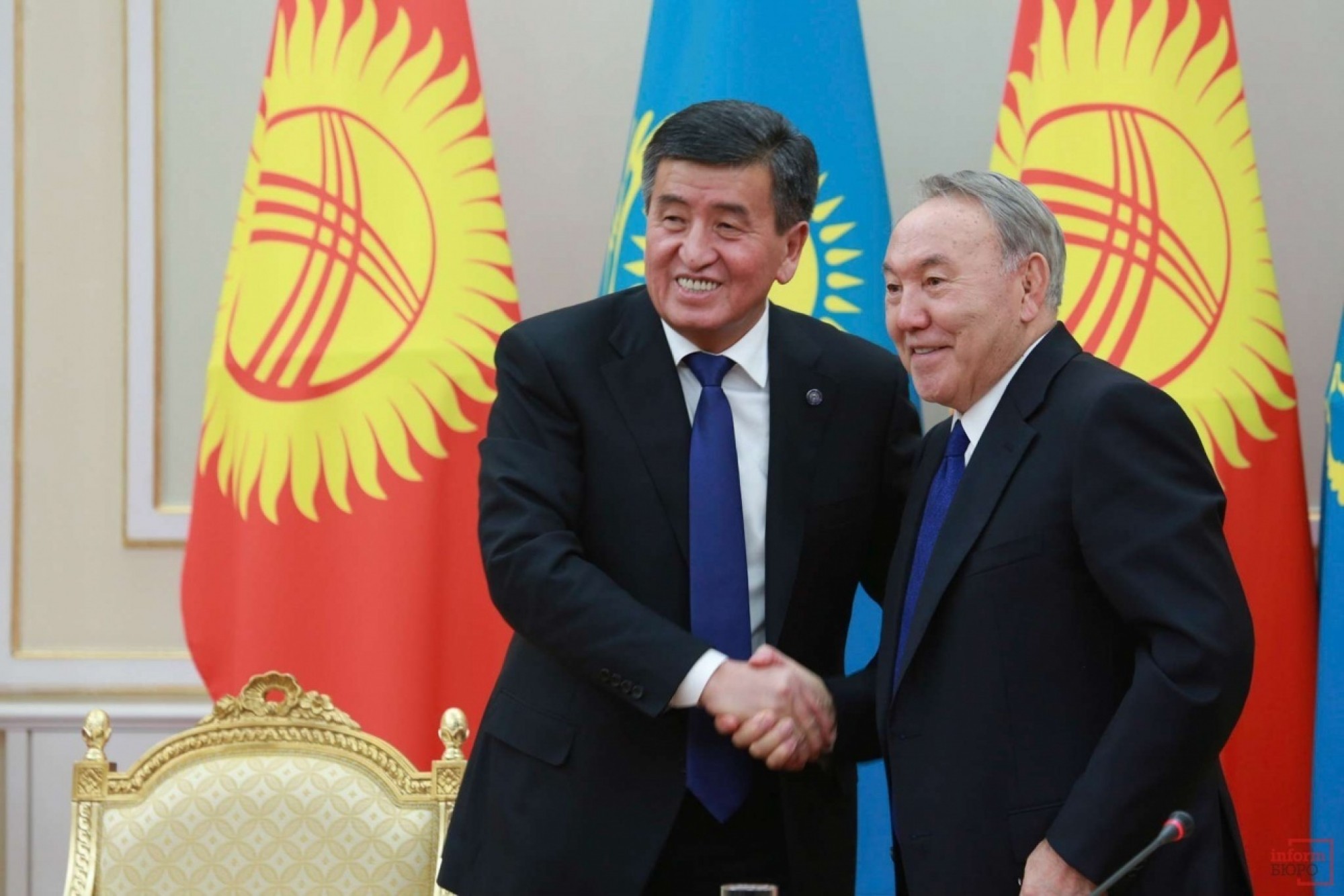 Нурсултан Назарбаев встретился в Акорде с Сооронбаем Жээнбековым
