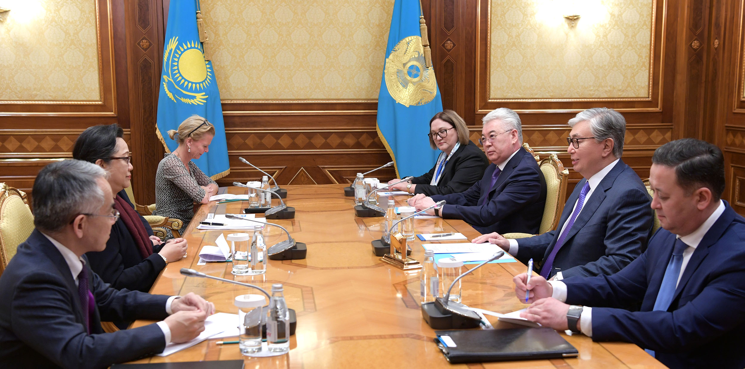 Президент Казахстана встретился с делегацией ООН
