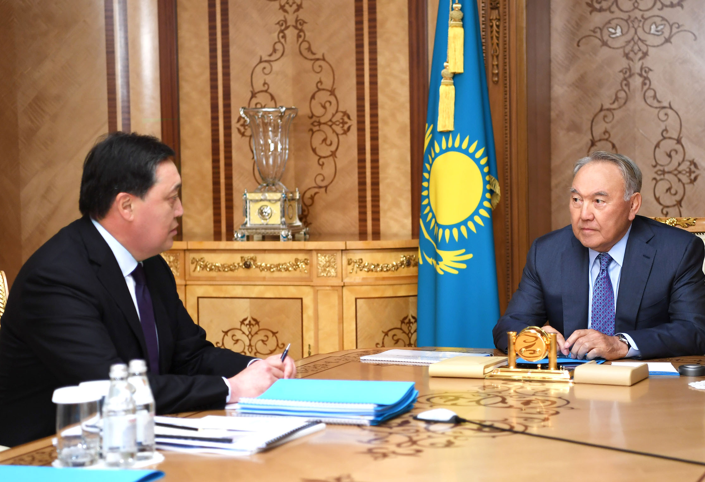 Первый Президент Казахстана принял Премьер-Министра Аскара Мамина
