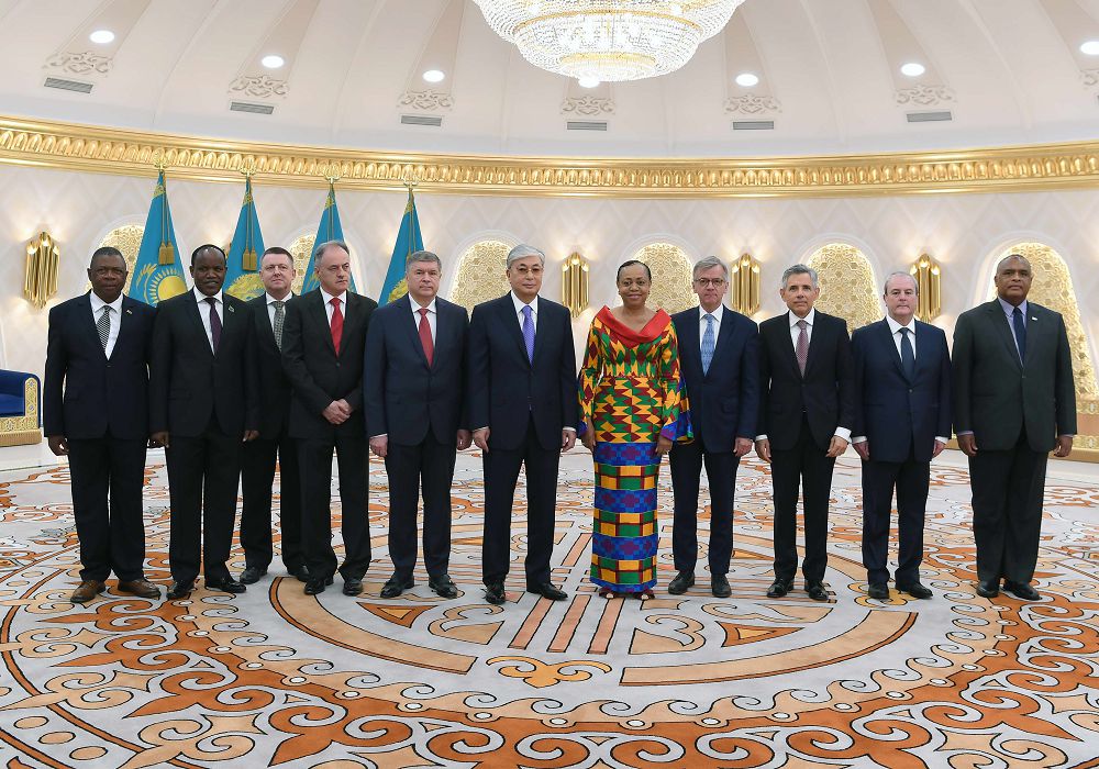 Президент Казахстана принял верительные грамоты у послов десяти государств