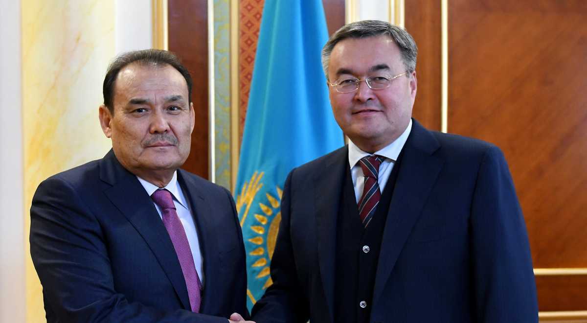 Министр иностранных дел встретился с Генеральным секретарем Тюркского совета