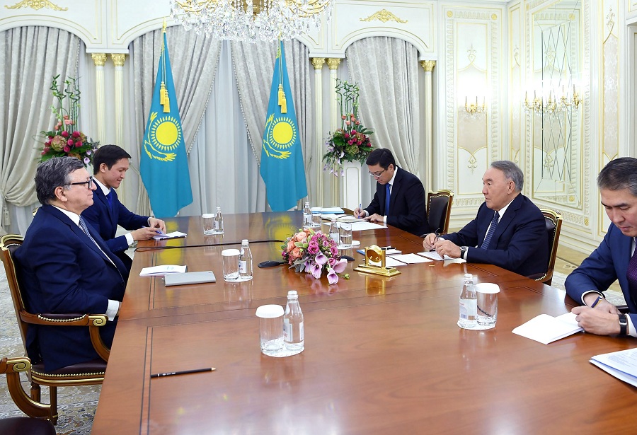 Нурсултан Назарбаев встретился с Жозе Мануэлем Баррозу