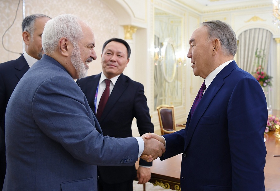 Нурсултан Назарбаев встретился с министром иностранных дел Ирана Мохаммадом Джавад Зарифом