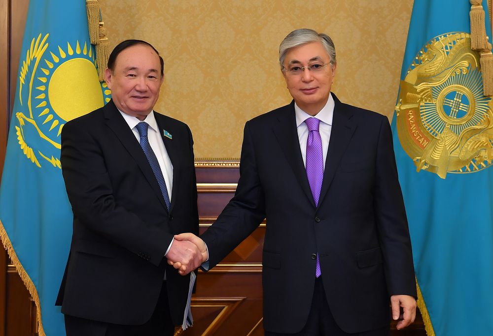 Президент Казахстана принял председателя партии «Ауыл» Али Бектаева