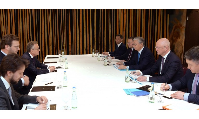 Президент Казахстана встретился с руководителями ряда крупных германских компаний