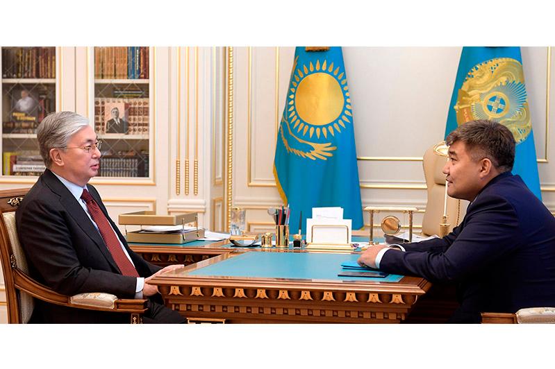 Глава государства дал ряд поручений послу Казахстана в Украине