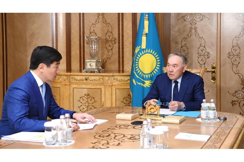 Первый Президент Казахстана принял Бауыржана Байбека