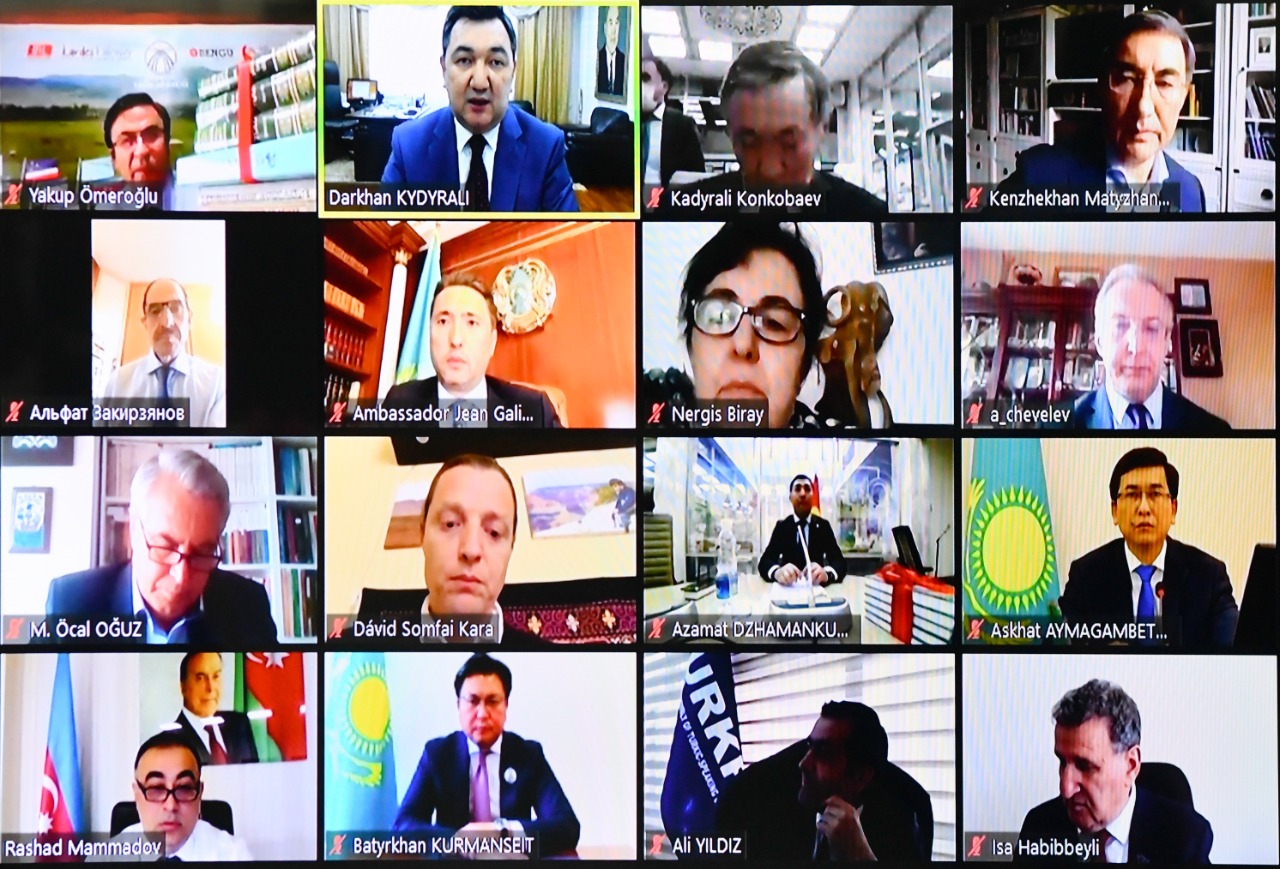 Тюркская академия провела международную видеоконференцию, посвященную 175-летию Абая