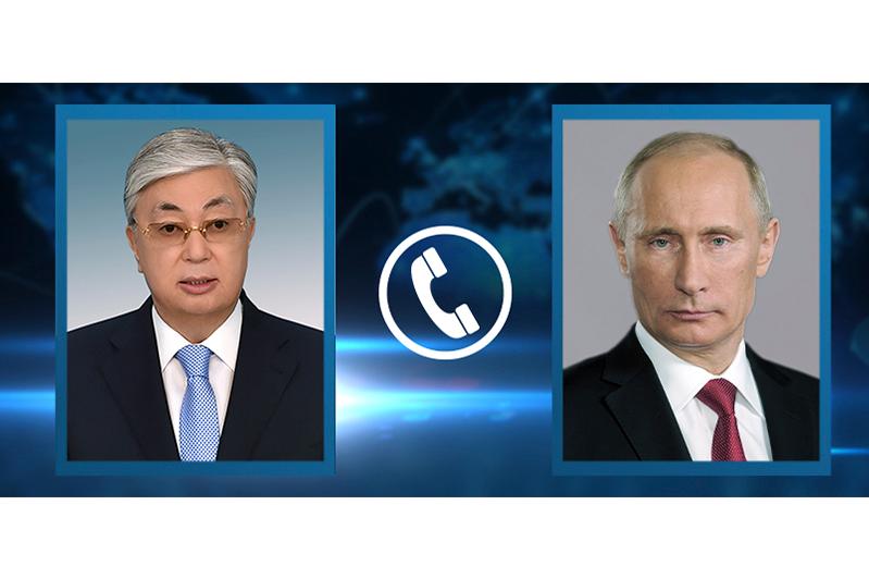 Состоялся телефонный разговор президентов Казахстана и России