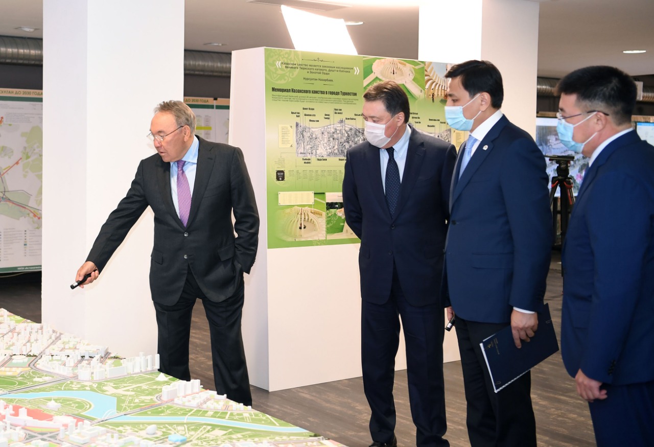 Н. Назарбаев посетил ТОО "Научно-исследовательский проектный институт "Астанагенплан"