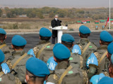 Выступление Президента Казахстана на комплексных миротворческих учениях
