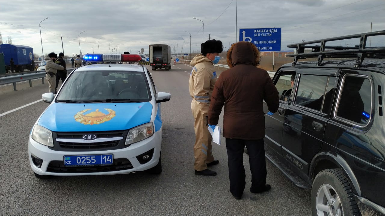 Задержан водитель на блокпосту Павлодарской области
