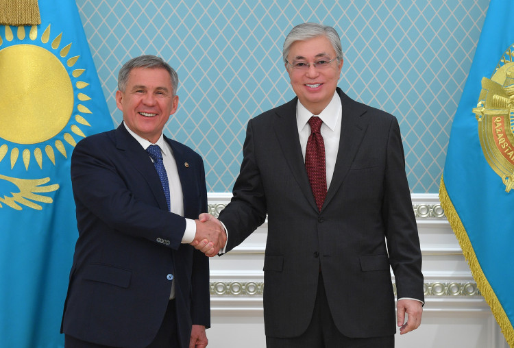 Касым-Жомарт Токаев провел встречу с Президентом Татарстана