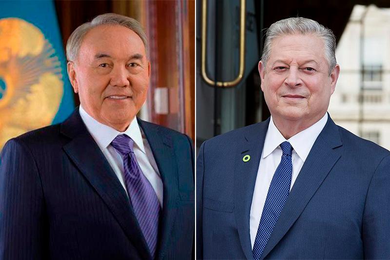 Нурсултан Назарбаев провел телефонный разговор с экс-Вице-Президентом США Альбертом Гором