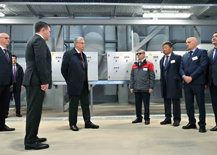 Мемлекет басшысы «Тұран» газ жылу станциясына барды