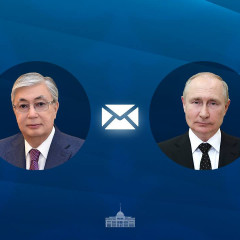 Мемлекет басшысы Ресей Президентіне құттықтау жеделхатын жолдады
