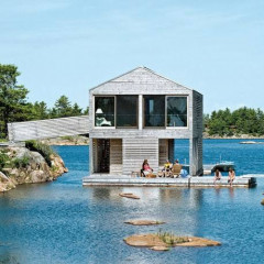 Су үстіне салынған үйлер