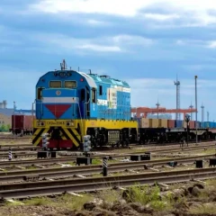 Ақмолада вагондар рельстен шығып кеткен