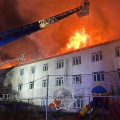 Алматыда балалар үйі өртенді