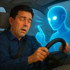 Қалғып-мүлгіген жүргізушіні ЖИ оятады